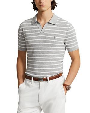 Polo Ralph Lauren Textured Open Placket Polo Sweater Product Image