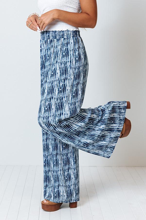 Malibu Cruise Stripe Pants In Blue Product Image