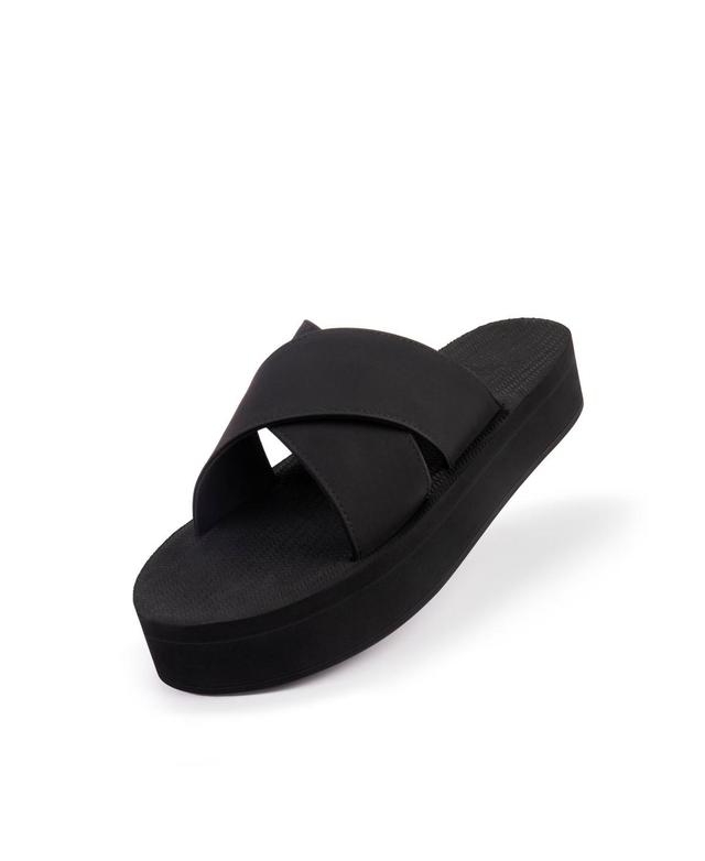 Indosole Womens Cross Sandal Platform Product Image