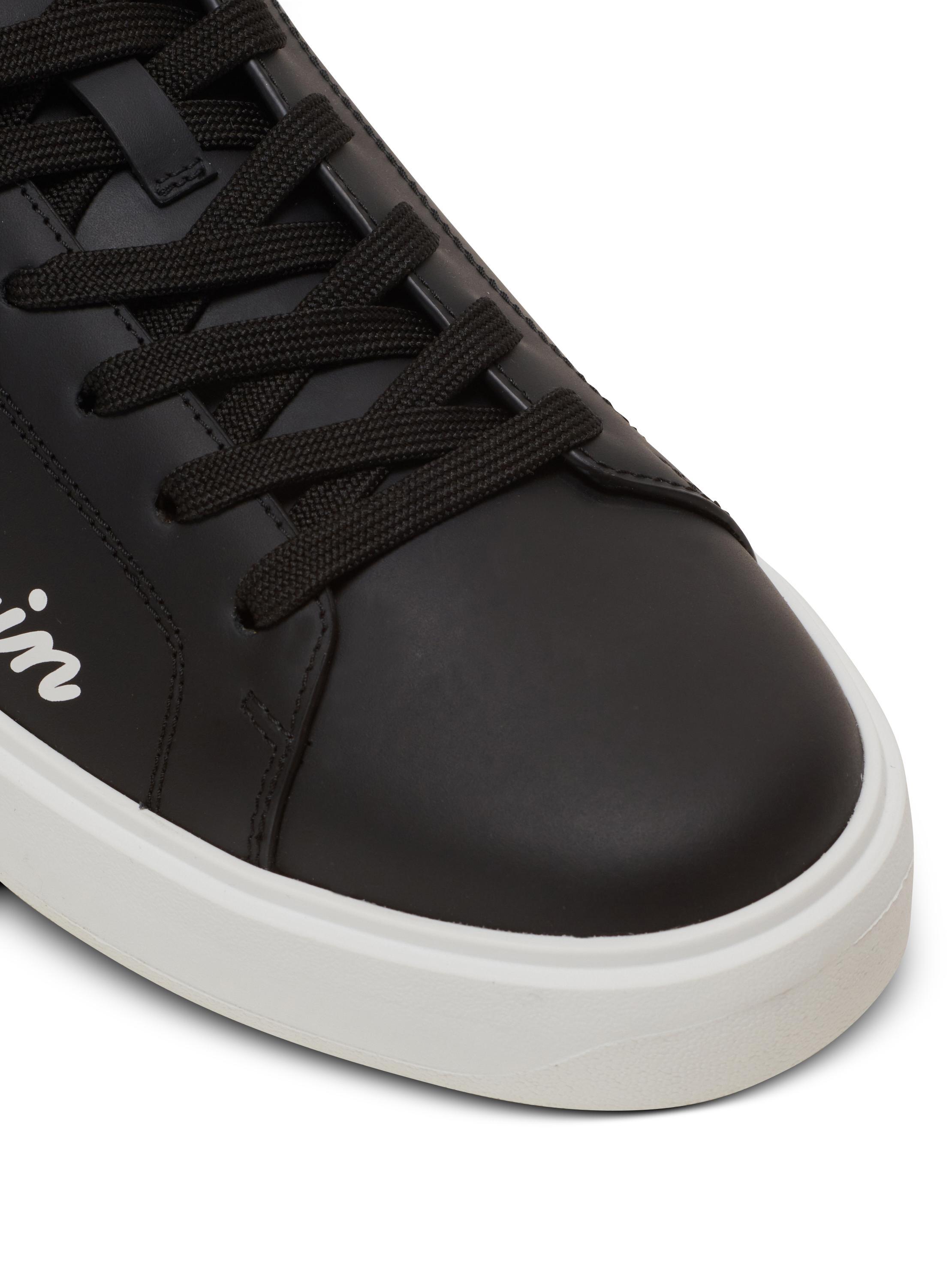 B-Court Balmain Signature calfskin sneakers Product Image