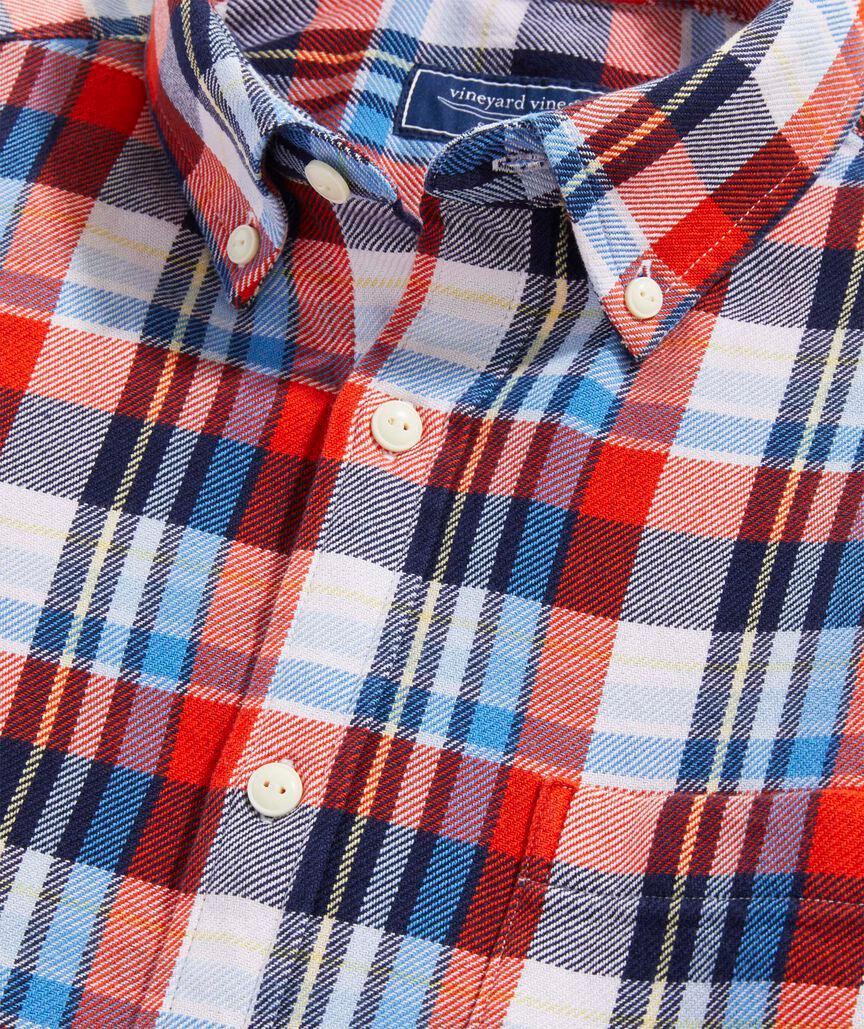 Cotton Twill Plaid Shirt Product Image