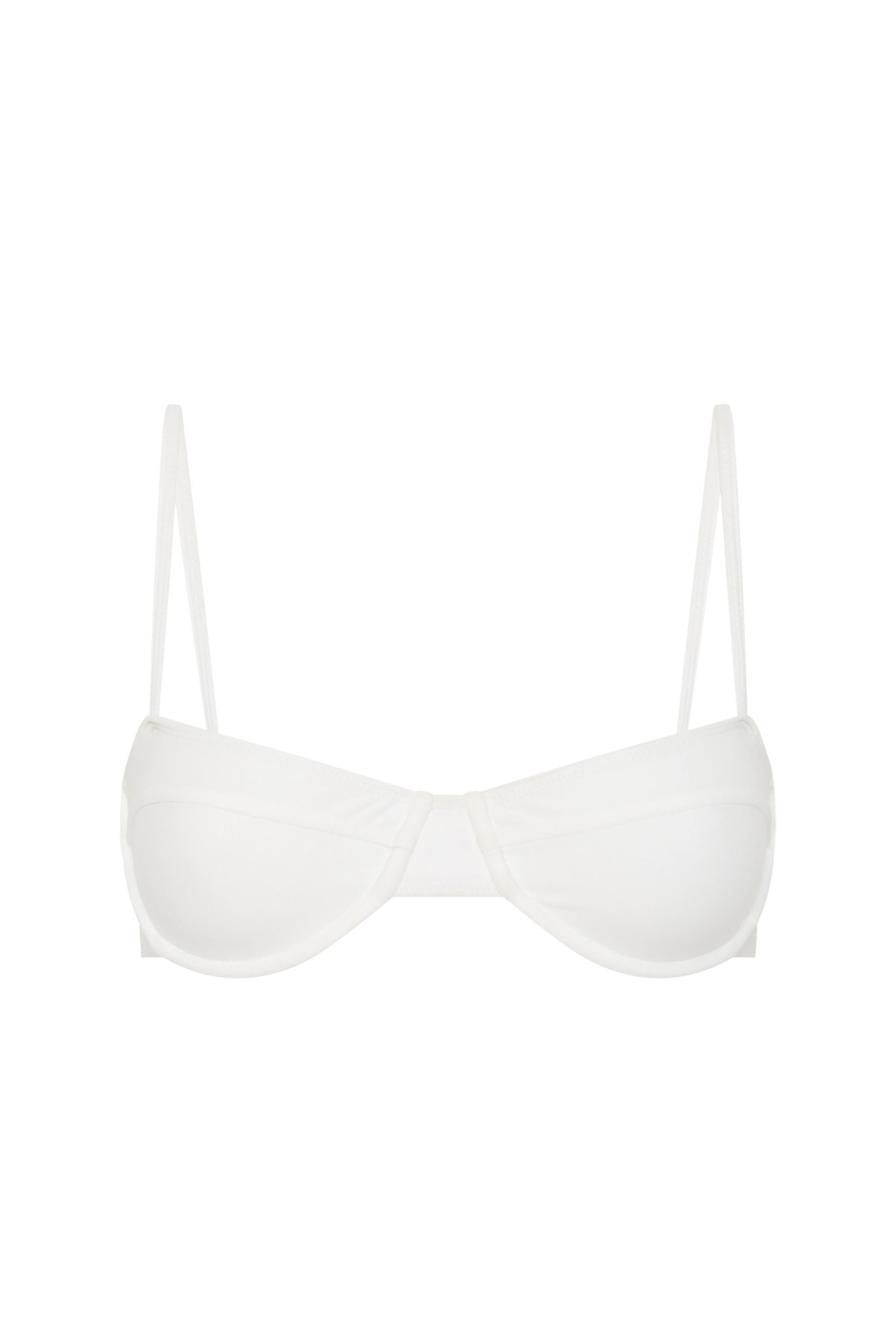 Elea Bikini Top White Product Image