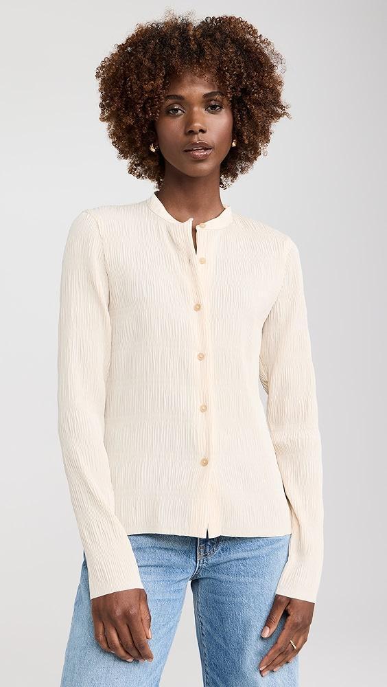 rag & bone Belle Ruched Shirt | Shopbop Product Image