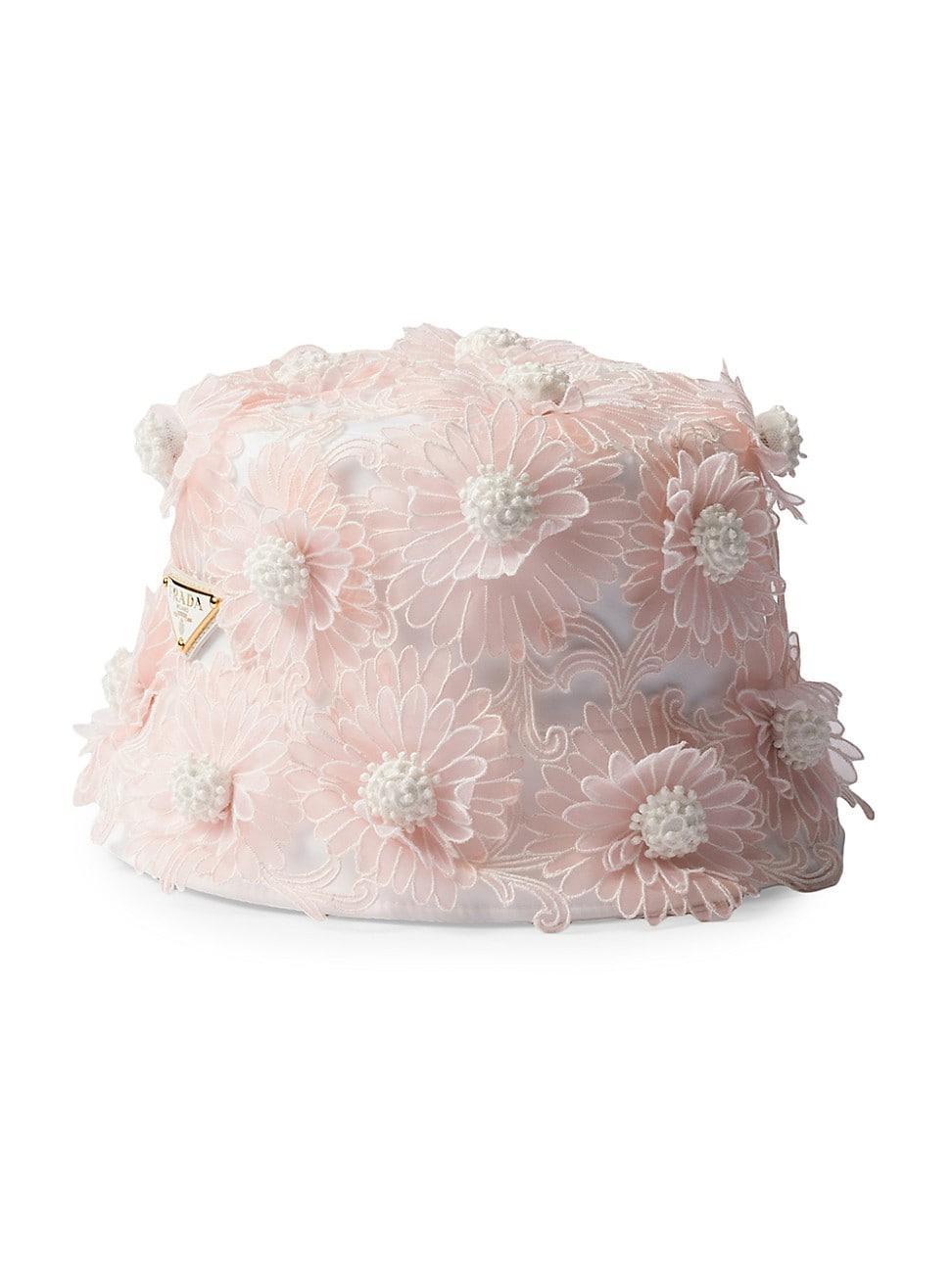 Womens Guipure Lace Bucket Hat product image