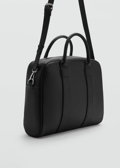 MANGO MAN - Leather-effect briefcase - One size - Men Product Image