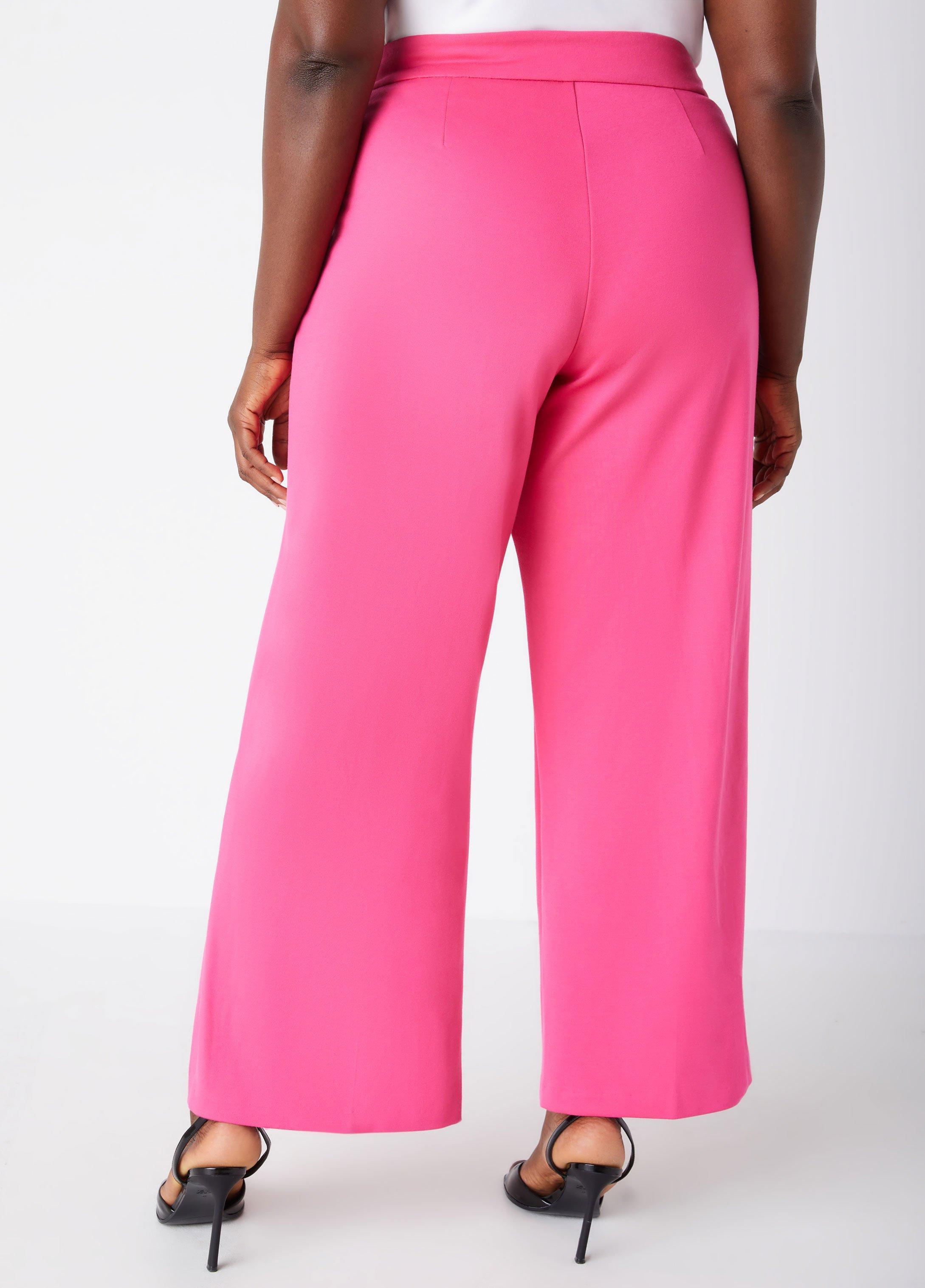 High Waist Ponte Straight Leg Pants Product Image