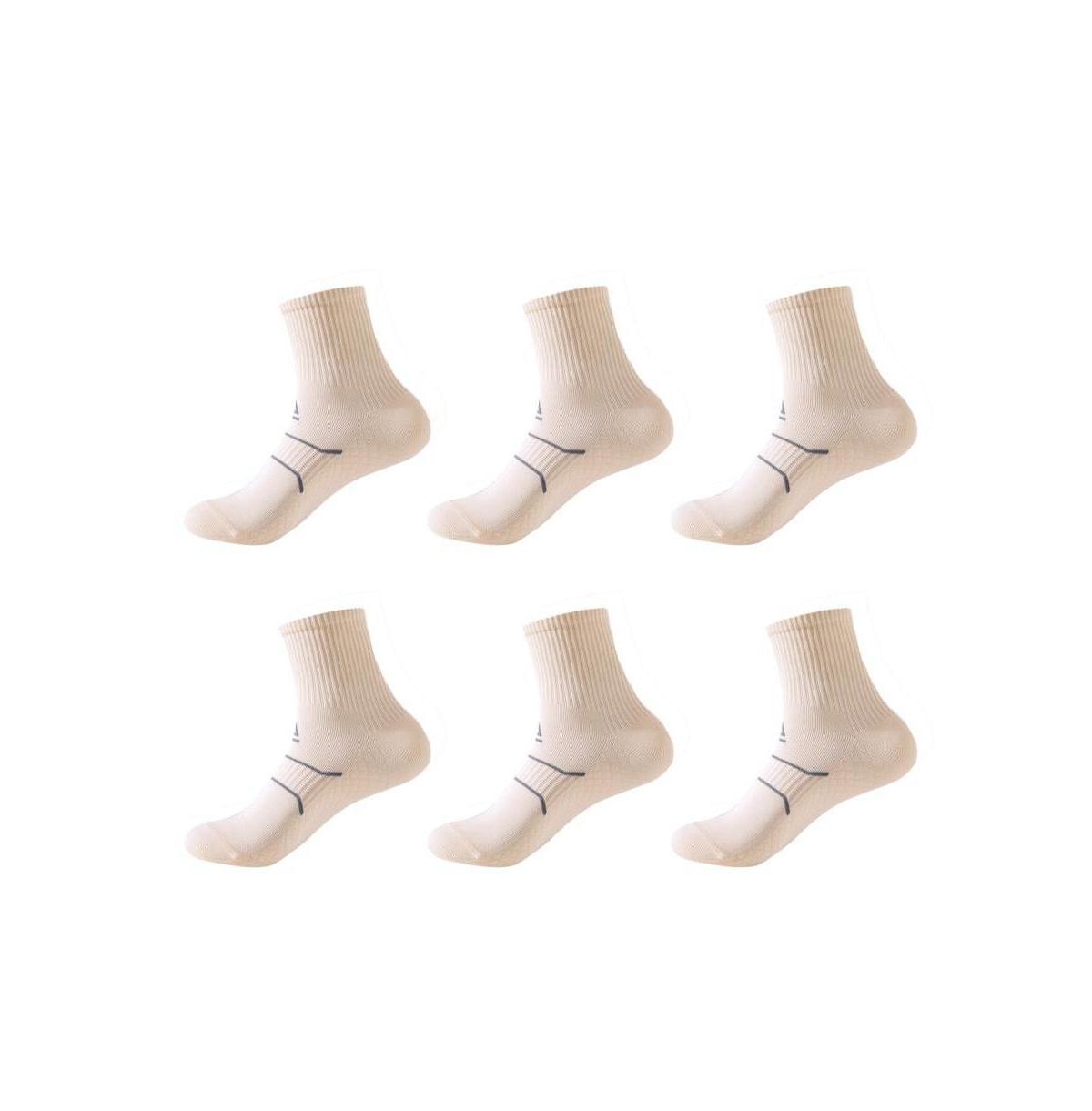 Brave man Unisex 6-Pack Ankle Arch Support Socks Product Image