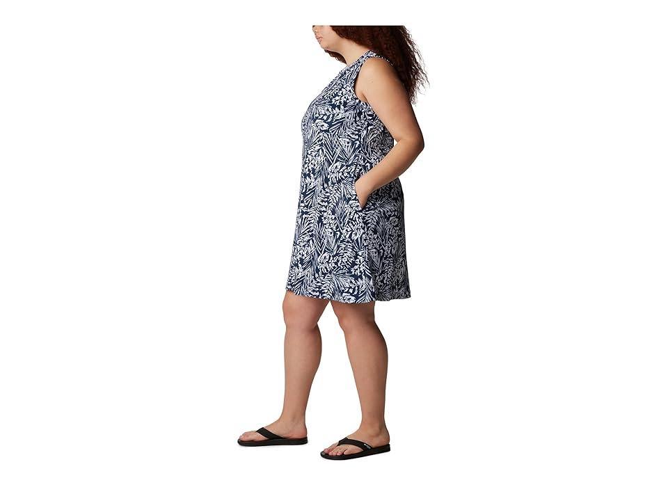 Columbia Plus Size Freezer Tank Dress (Collegiate Serenoa Tonal) Women's Clothing Product Image