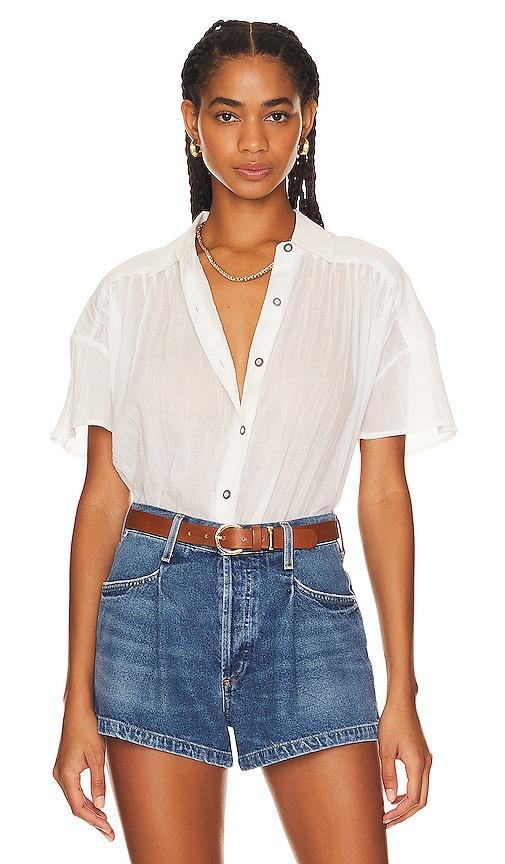 Free People Float Away Button-Up Shirt Product Image