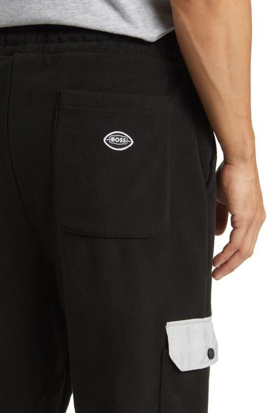 HUGO BOSS Boss X Nfl Fleece Tracksuit Bottoms With Collaborative Branding In Raiders Black Product Image