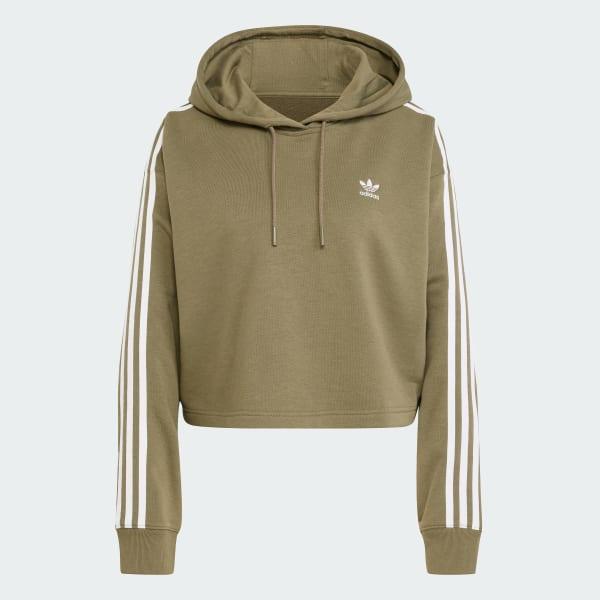 Adicolor 3-Stripes Short Hoodie Product Image