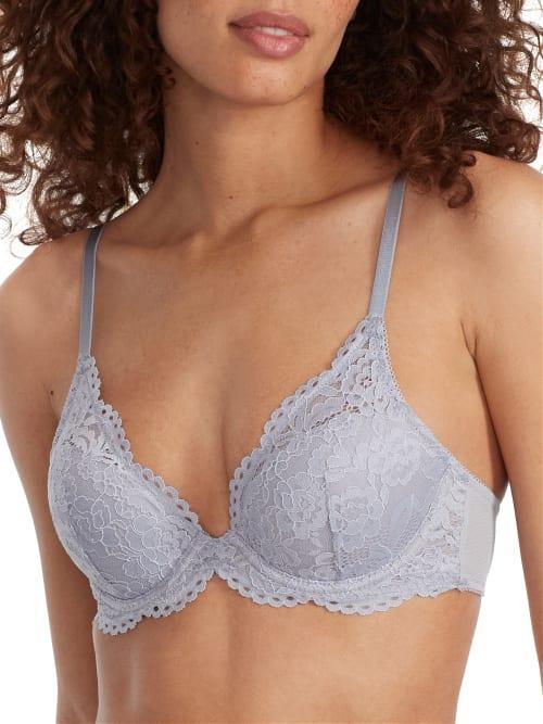 b. temptD by Wacoal Ciao Bella Plunge Neck Lace T-Shirt Bra Product Image