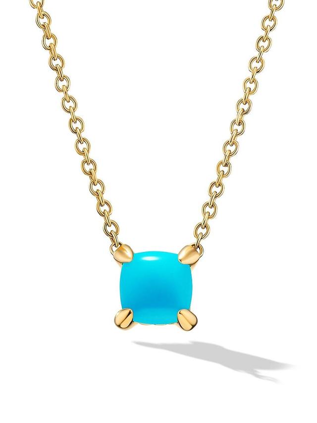 Womens Petite Chatelaine Necklace in 18K Yellow Gold Product Image