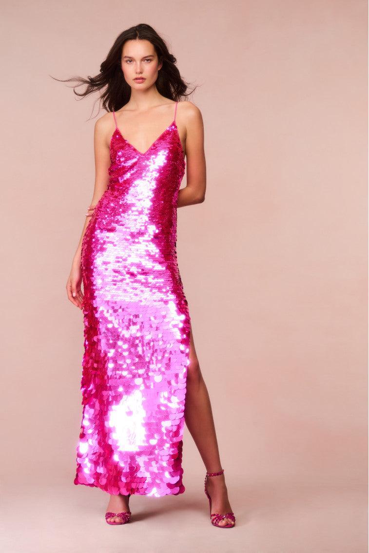 Kaylen Sequined Maxi Dress Product Image