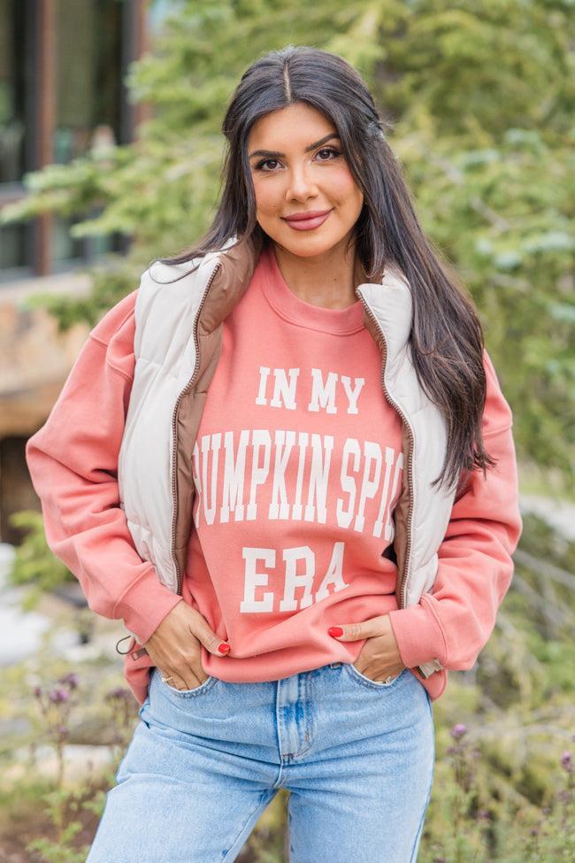 In My Pumpkin Spice Era Brick Oversized Graphic Sweatshirt Product Image