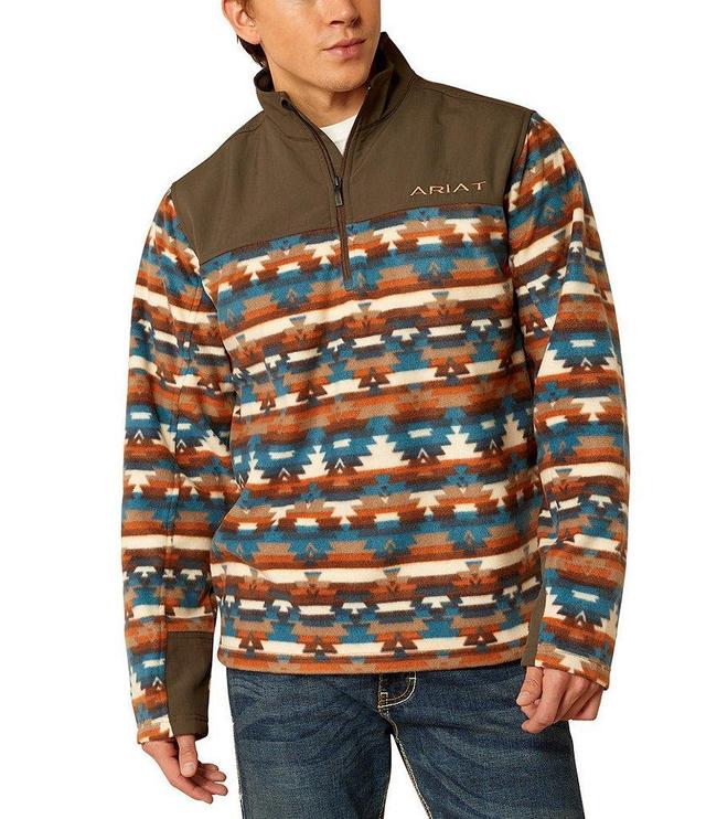 Ariat Basics 2.0 1/4 Zip Brushed Fleece Sweatshirt Product Image