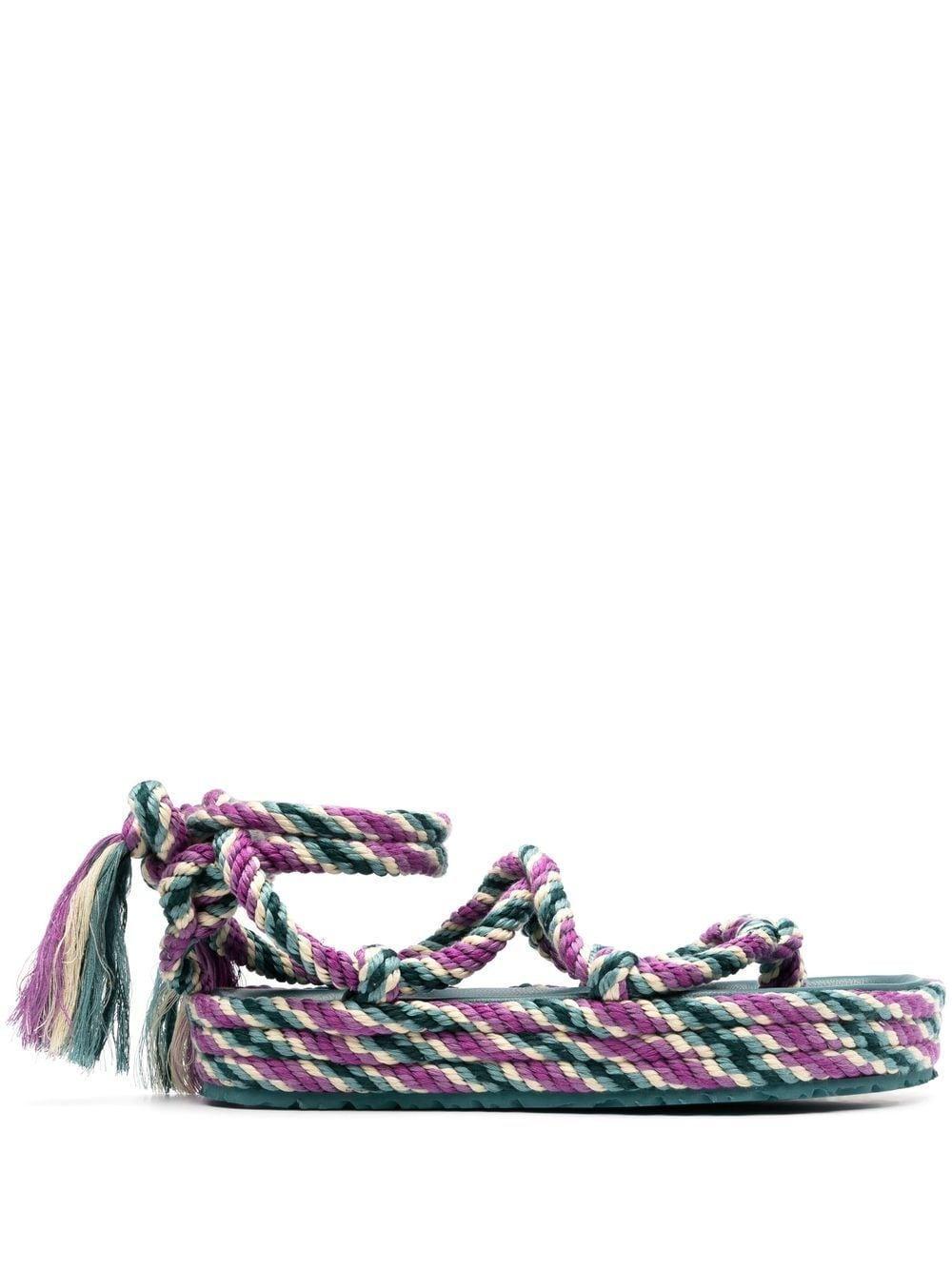 Erol Rope Sandals In Multicoloured Product Image