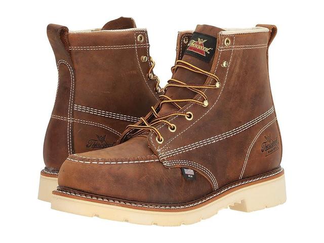 Thorogood American Heritage 6 Moc Toe Safety Crazy Horse) Men's Work Boots Product Image