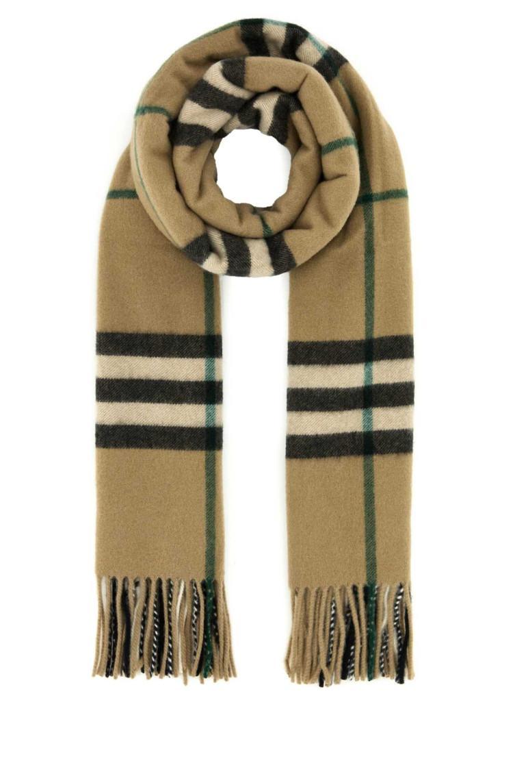 Beige Classic Cashmere Scarf Product Image