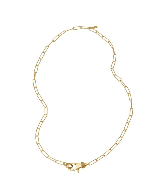 Adornia Paperclip Chain Lock Necklace in Gold at Nordstrom Rack Product Image