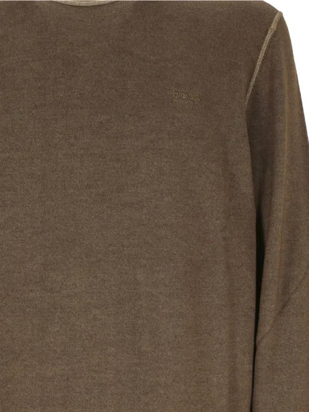 HUGO BOSS Boss Sweaters In Open Green Product Image