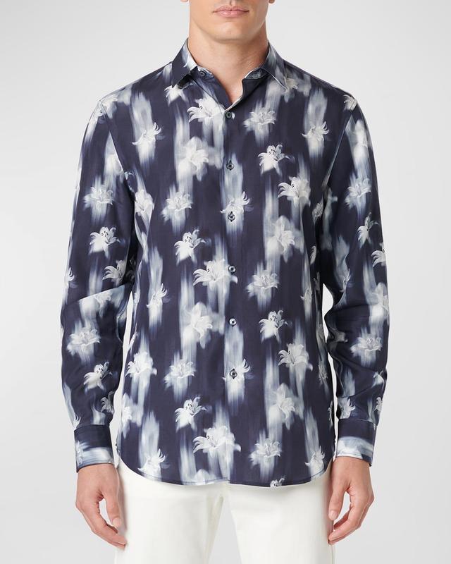 Bugatchi Julian Shaped Fit Floral Print Button-Up Shirt Product Image