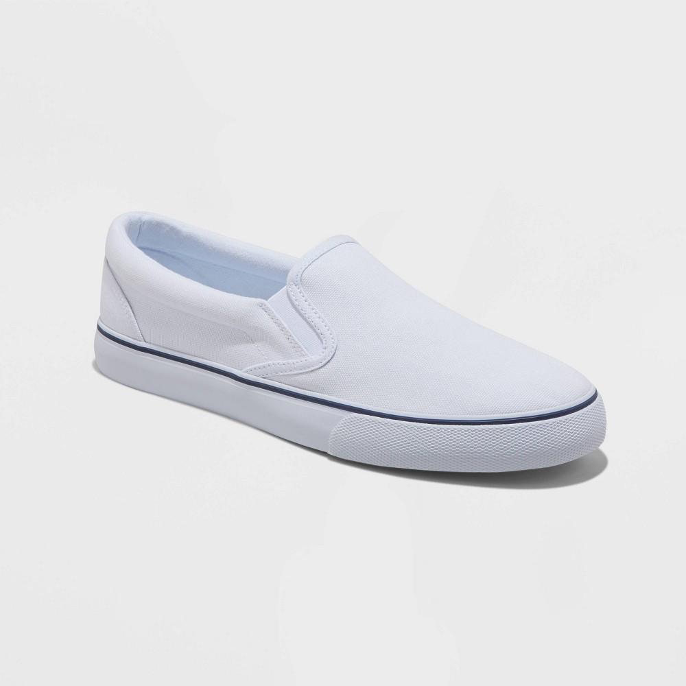 Mens Phillip Twin Gore Sneakers - Goodfellow & Co White 10 Product Image