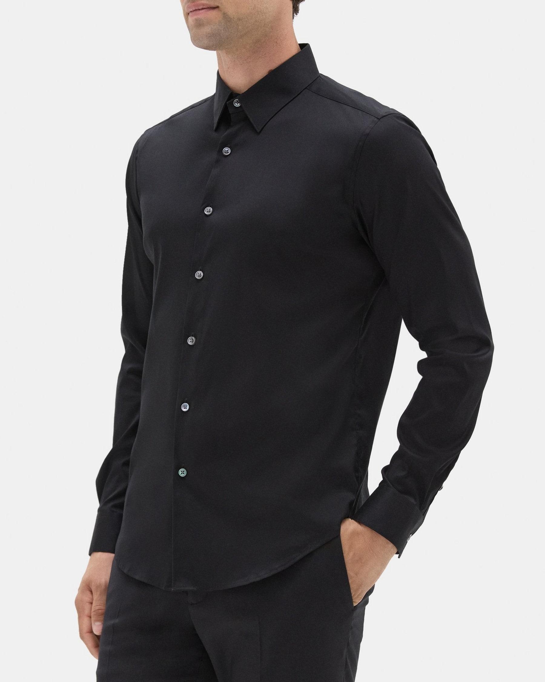 Tailored Shirt In Stretch Cotton Product Image