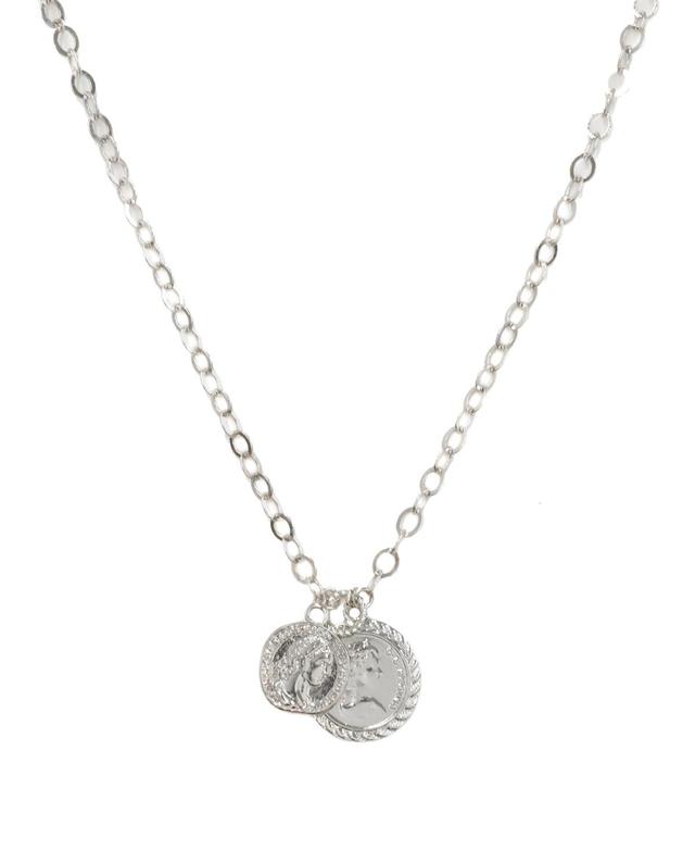 Ettika Double Coin Pendant Necklace Product Image