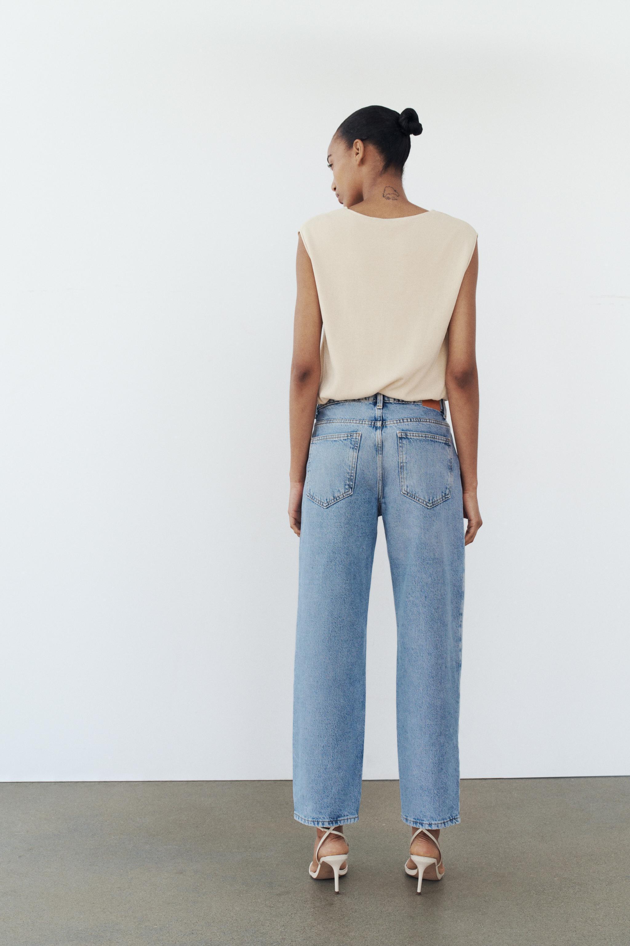 Z1975 HIGH-WAISTED CROPPED STRAIGHT JEANS Product Image