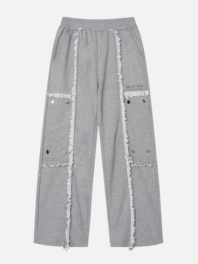 Aelfric Eden Fringe Patchwork Sweatpants Product Image