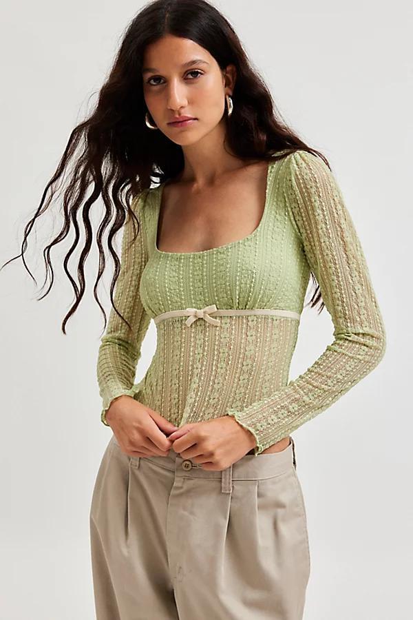 Kimchi Blue Jewel Lace Top Womens at Urban Outfitters Product Image