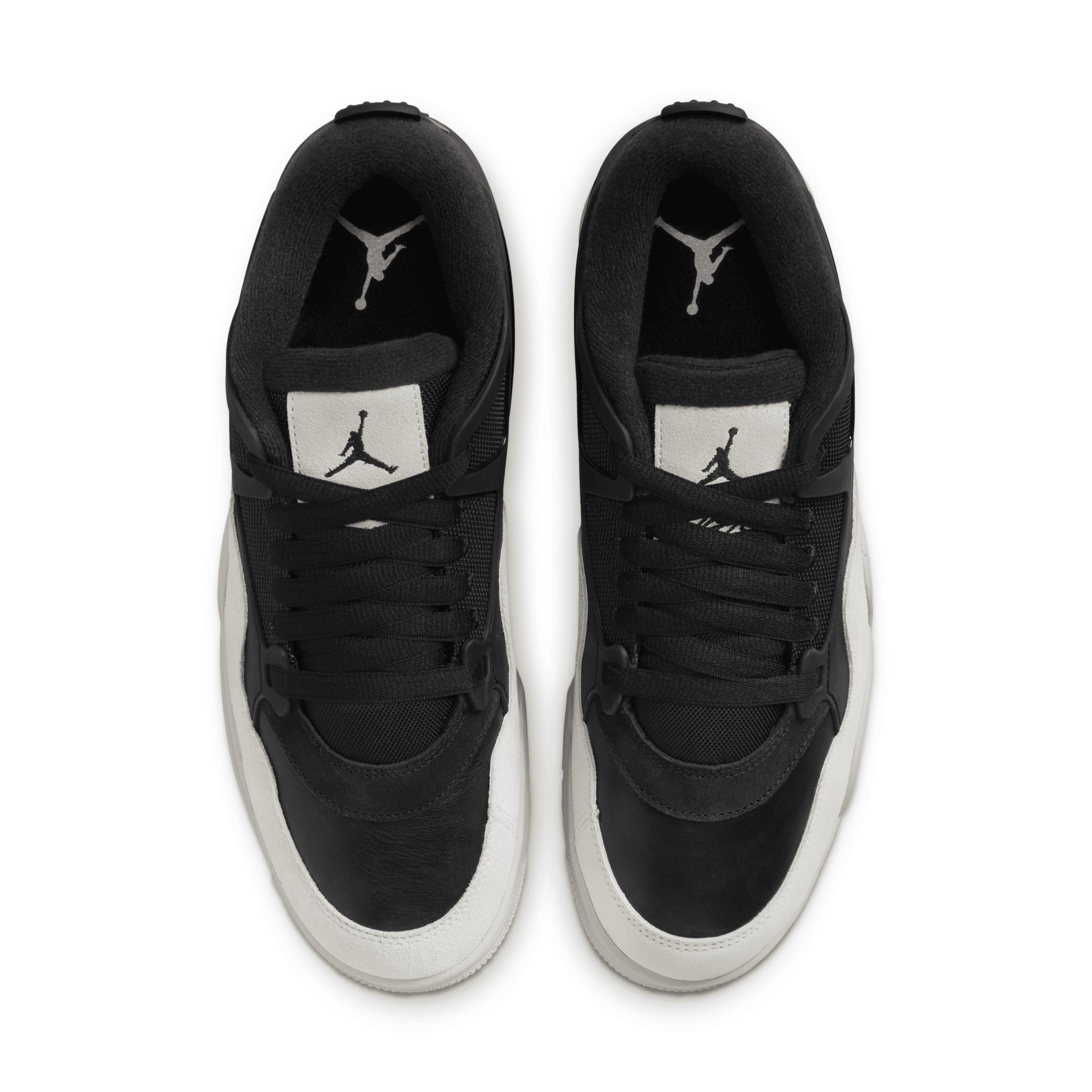 Jordan Mens Jordan AJ 4 RM - Mens Shoes Black/Light Bone/Dark Grey Product Image