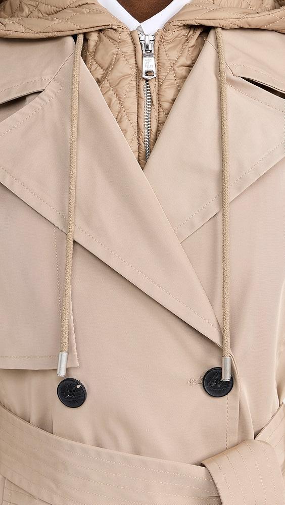 Avec Les Filles Belted Trench Coast | Shopbop Product Image