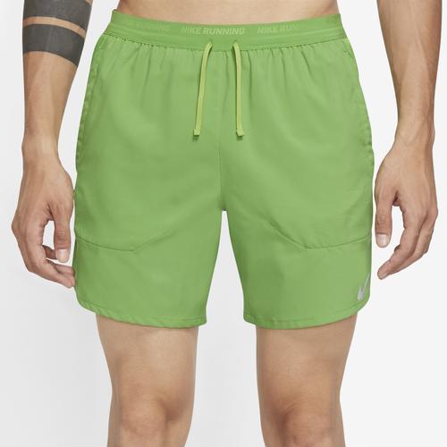 Nike Mens Dri-FIT Stride 7 BF Shorts - Chlorophyll/Vivid Green/Reflective Silver Product Image