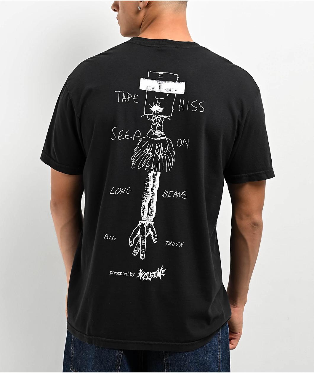 Welcome x Bauhaus Big Truth Black T-Shirt Product Image