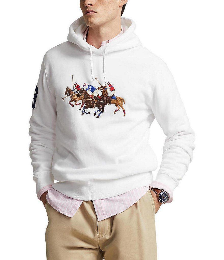 Polo Ralph Lauren Triple-Pony Fleece Hoodie Product Image