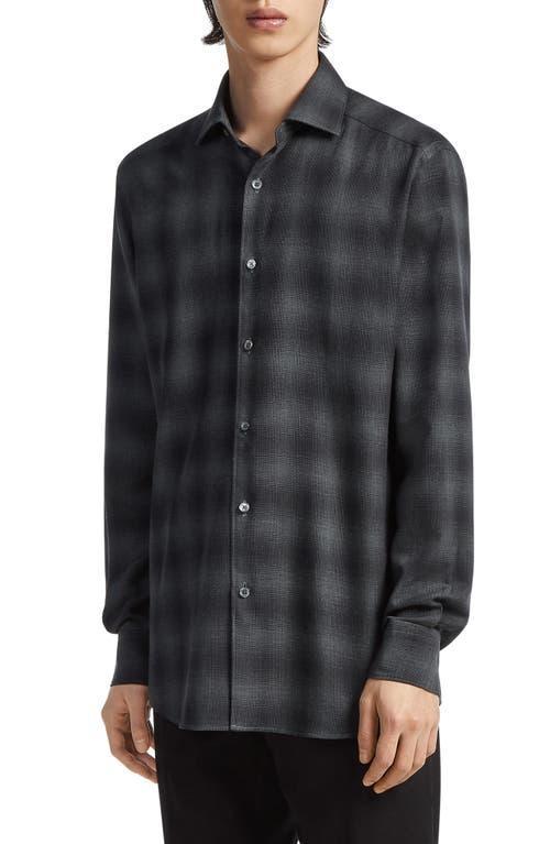 Zegna Cashco Regular Fit Button Down Shirt Product Image