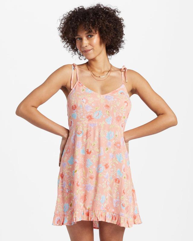 Heart Breaker Strappy Dress - Sweet Peach Female Product Image