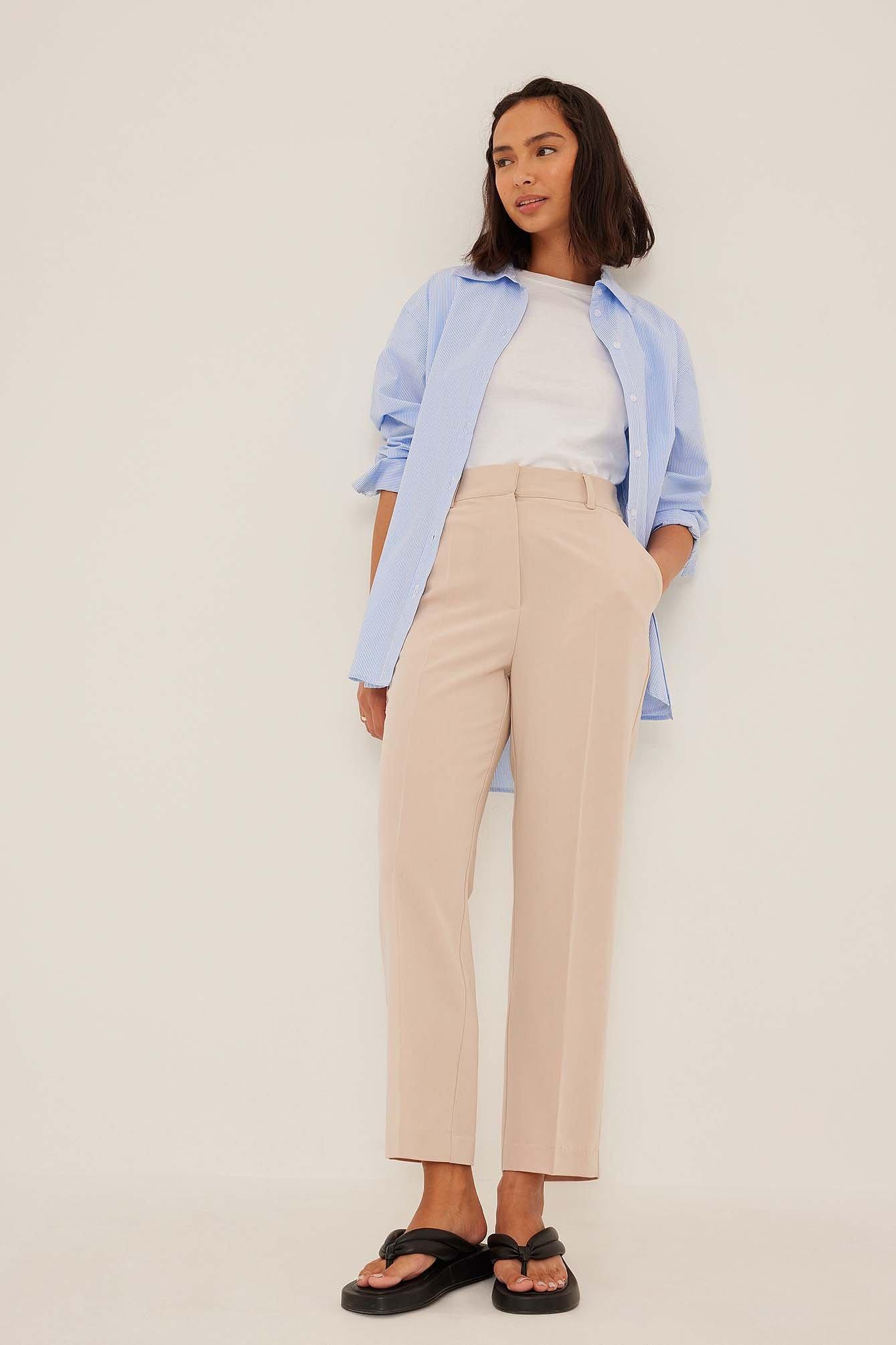 High Rise Cropped Suit Pants product image