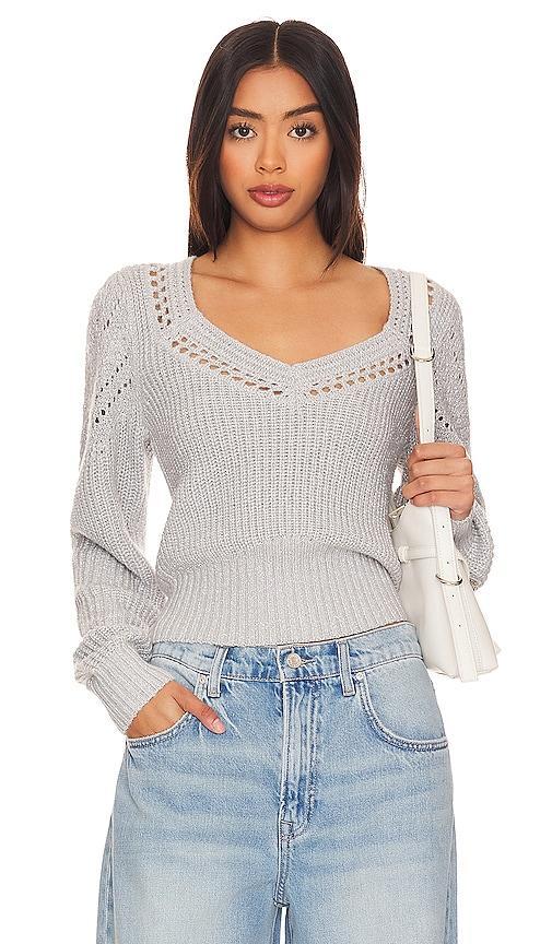 Steve Madden Irene Sweater in Grey. Size XL. Product Image