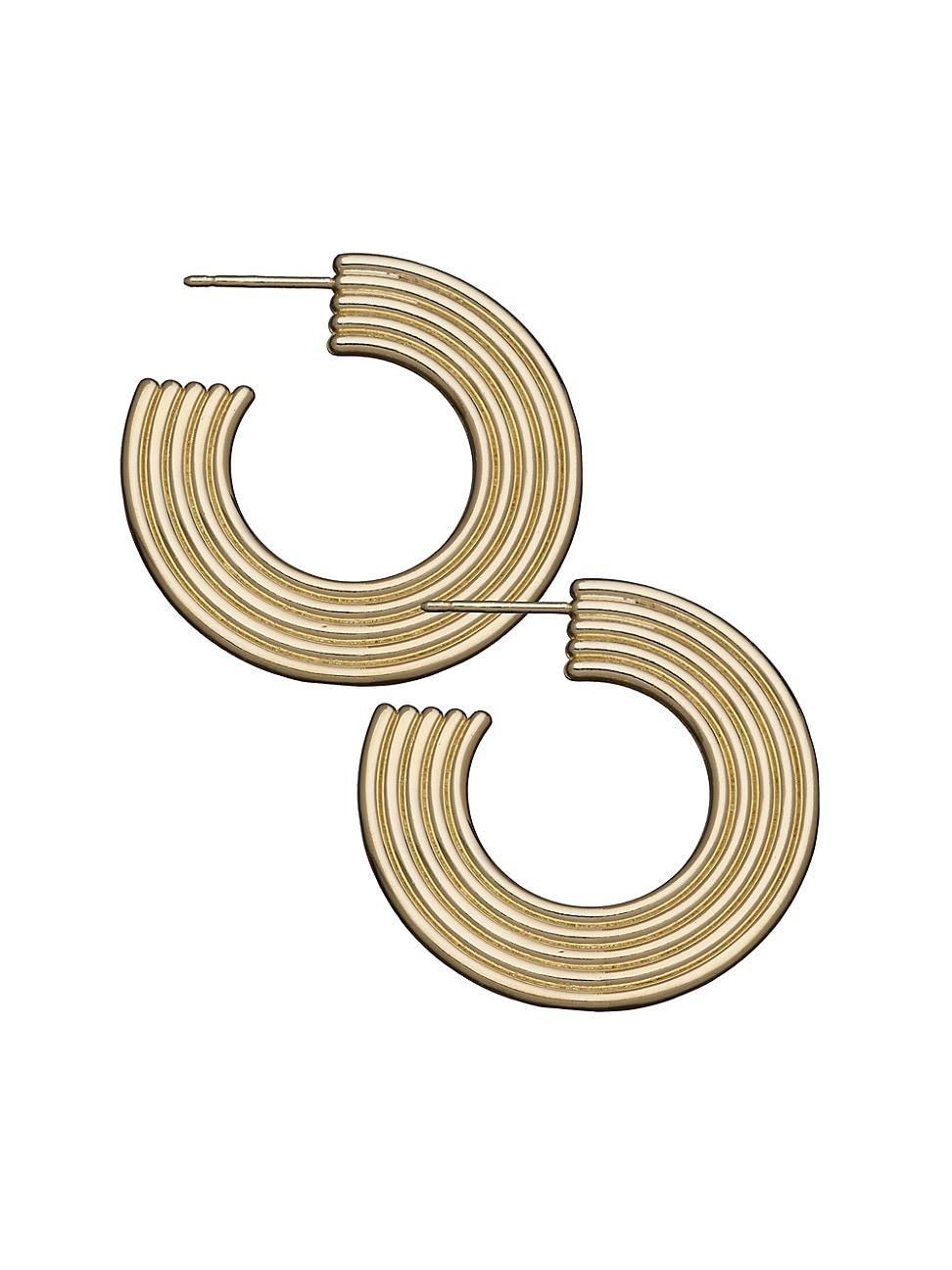 Camilla Gold-Plated Hoop Earrings Product Image