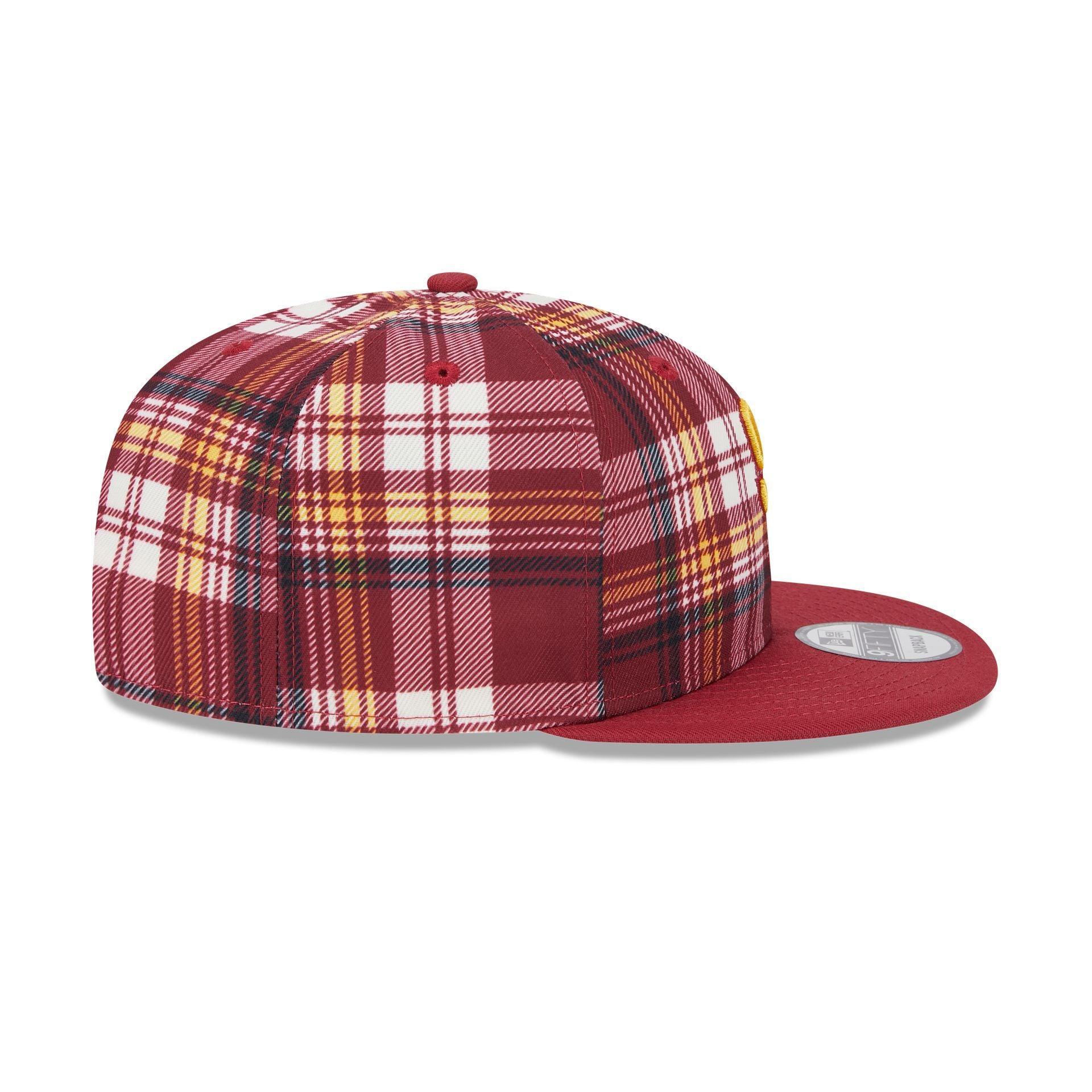 USC Trojans Plaid 9FIFTY Snapback Hat Male Product Image