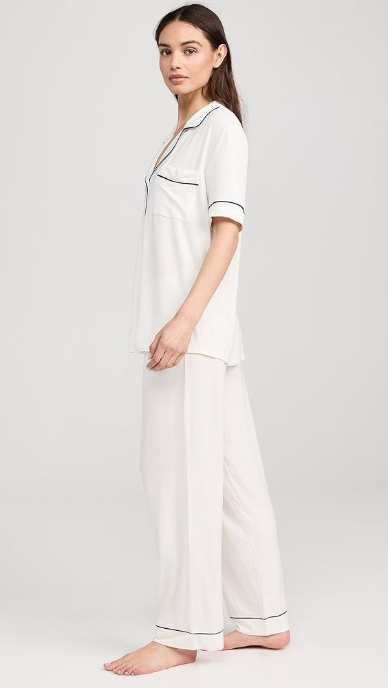 Eberjey Gisele The Short Sleeve Long PJ Set | Shopbop Product Image