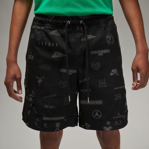 Jordan Mens Flight Heritage Shorts - Black/Black Product Image