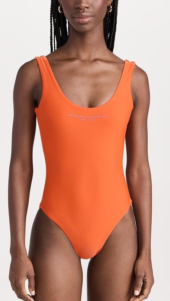 Brandon Blackwood Logo One Piece | Shopbop Product Image