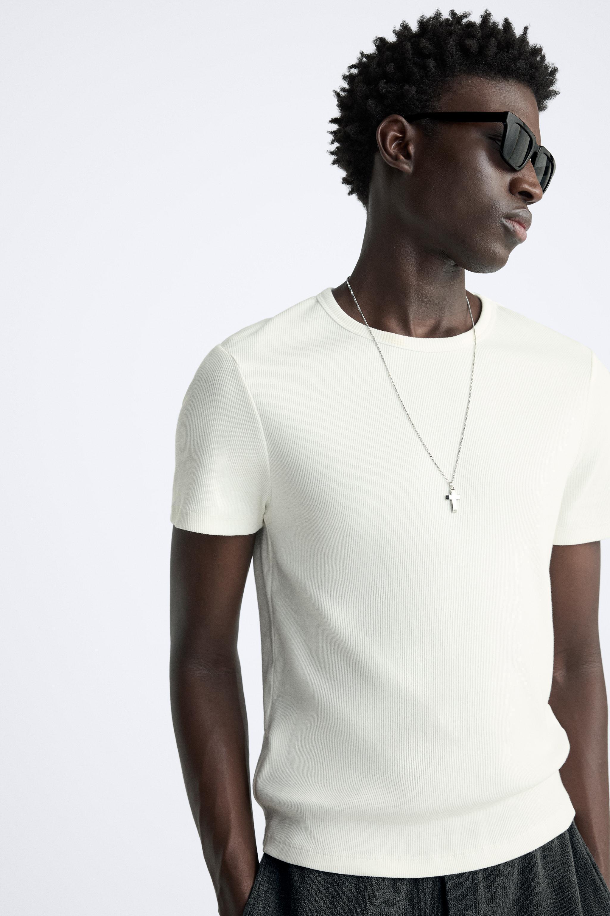 BASIC RIBBED T-SHIRT Product Image