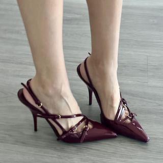 High Heel Pointed Sandals Product Image