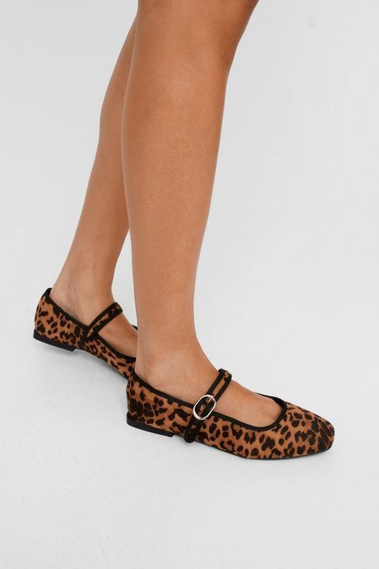 Leopard Flat Ballet Flats Product Image