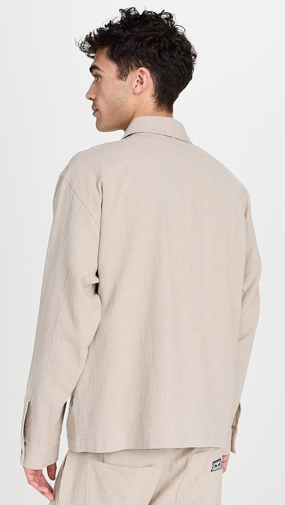 Obey Antonio Linen Blend Utility Shirt Jacket | Shopbop product image